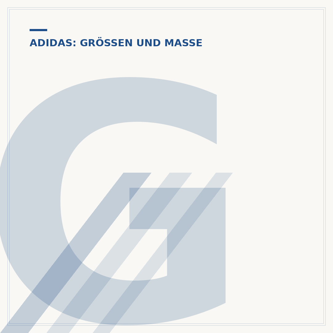 Größentabelle für Adidas Damen-Schuhe