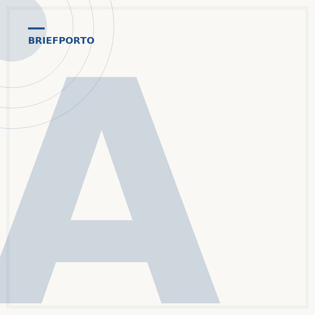 Aktueller Preis einer Briefmarke