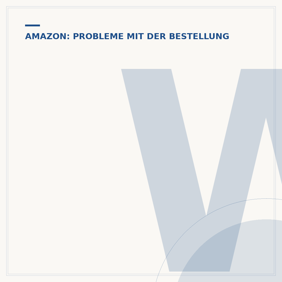 Wie storniere ich eine Bestellung bei Amazon?
