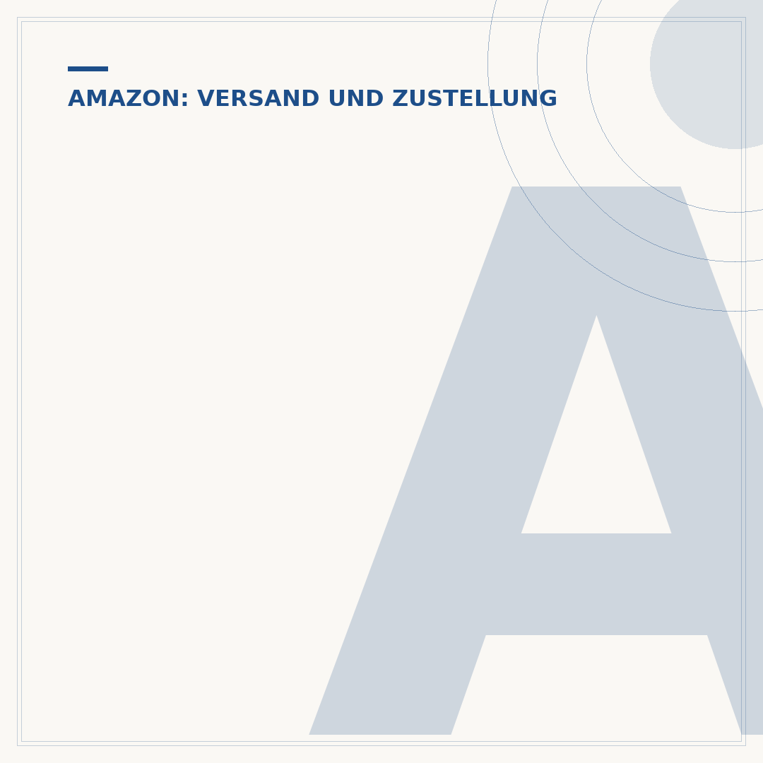Amazon Lieferung: Wann und wie sie ankommt
