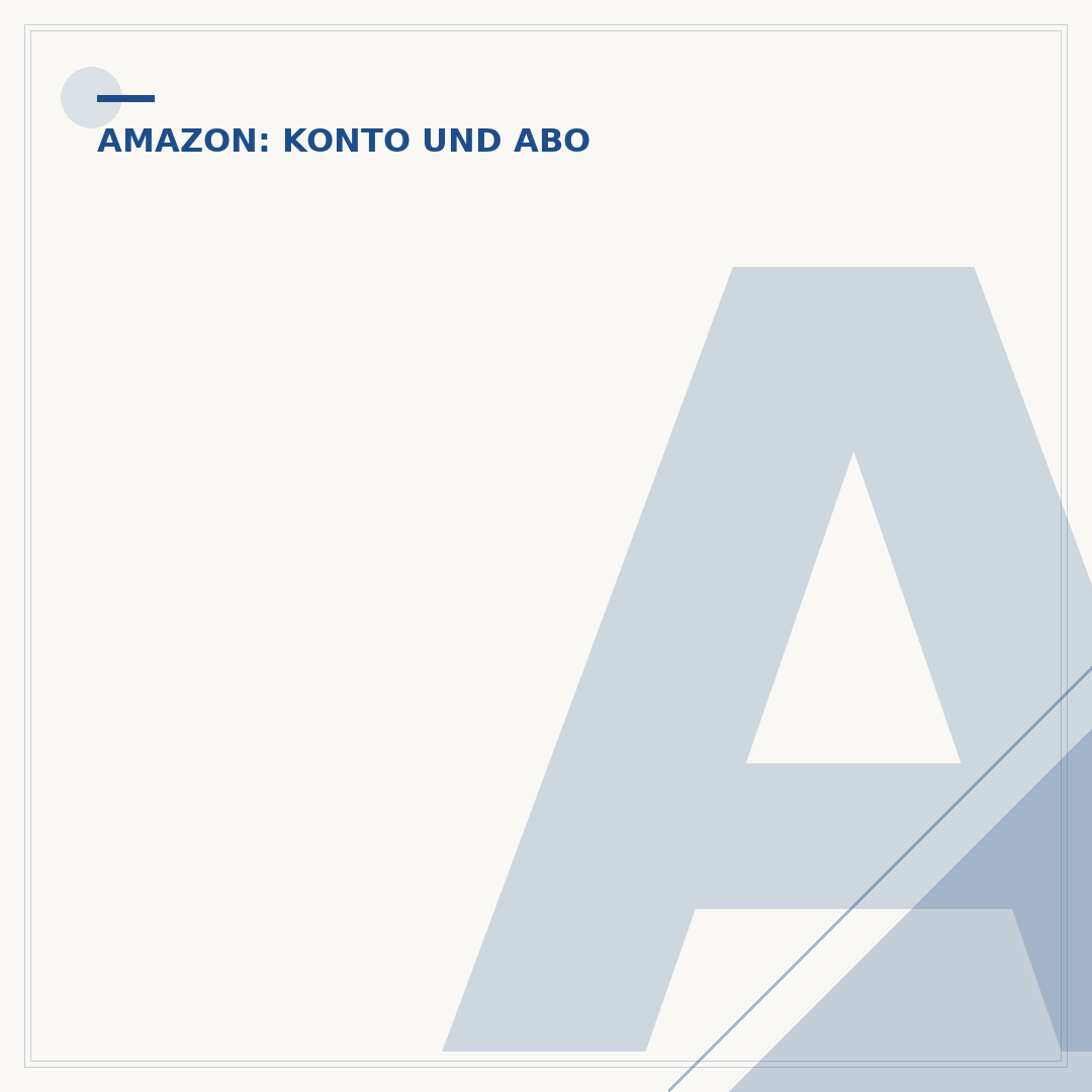 Amazon Prime Video Abo kündigen