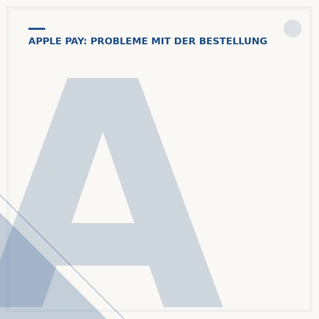 Apple Pay Zahlung stornieren: Was tun bei Fehlern?