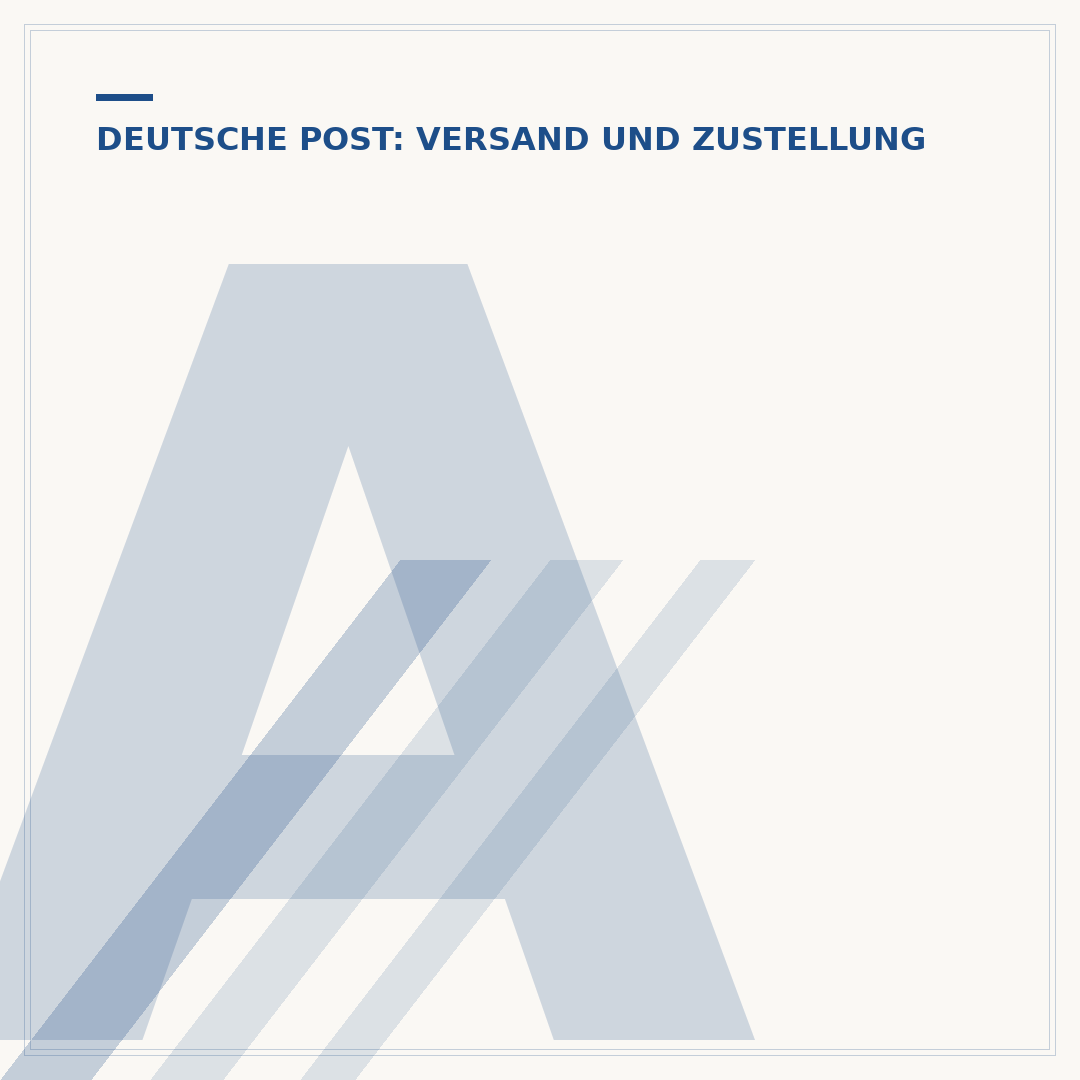 Auslieferungsbeleg der Deutschen Post anfordern