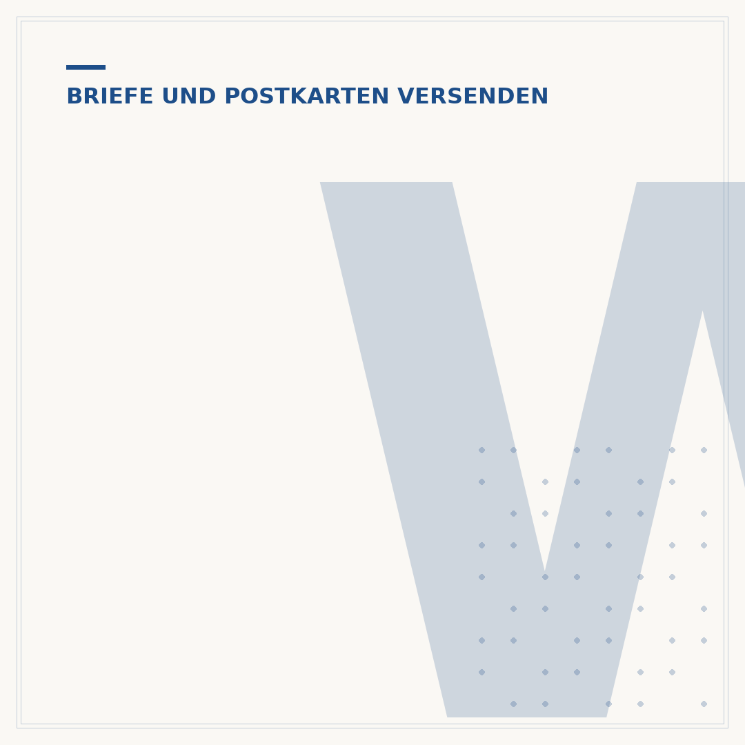 Wie viele Briefmarken auf einen Brief?