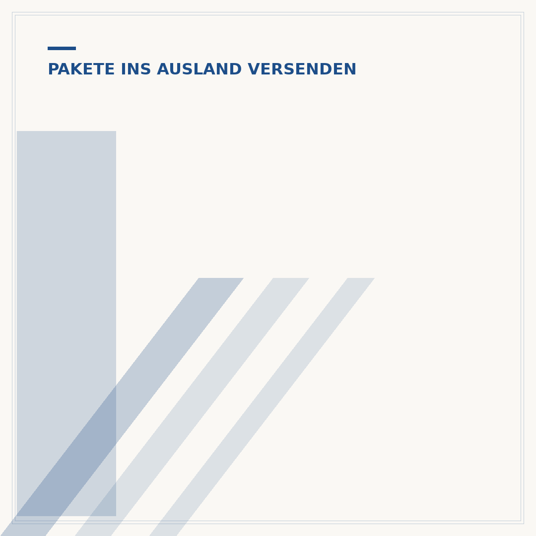 Internationale Briefmarken: Porto und Versand ins Ausland