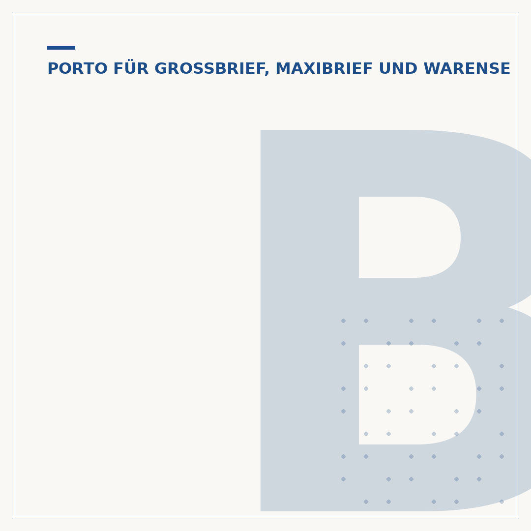 Briefporto & Warensendung: Kosten, Regeln & Alternativen