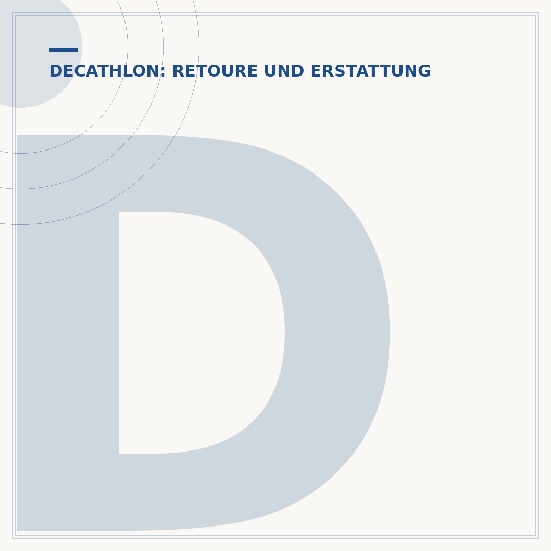 Decathlon Retoure als Gast