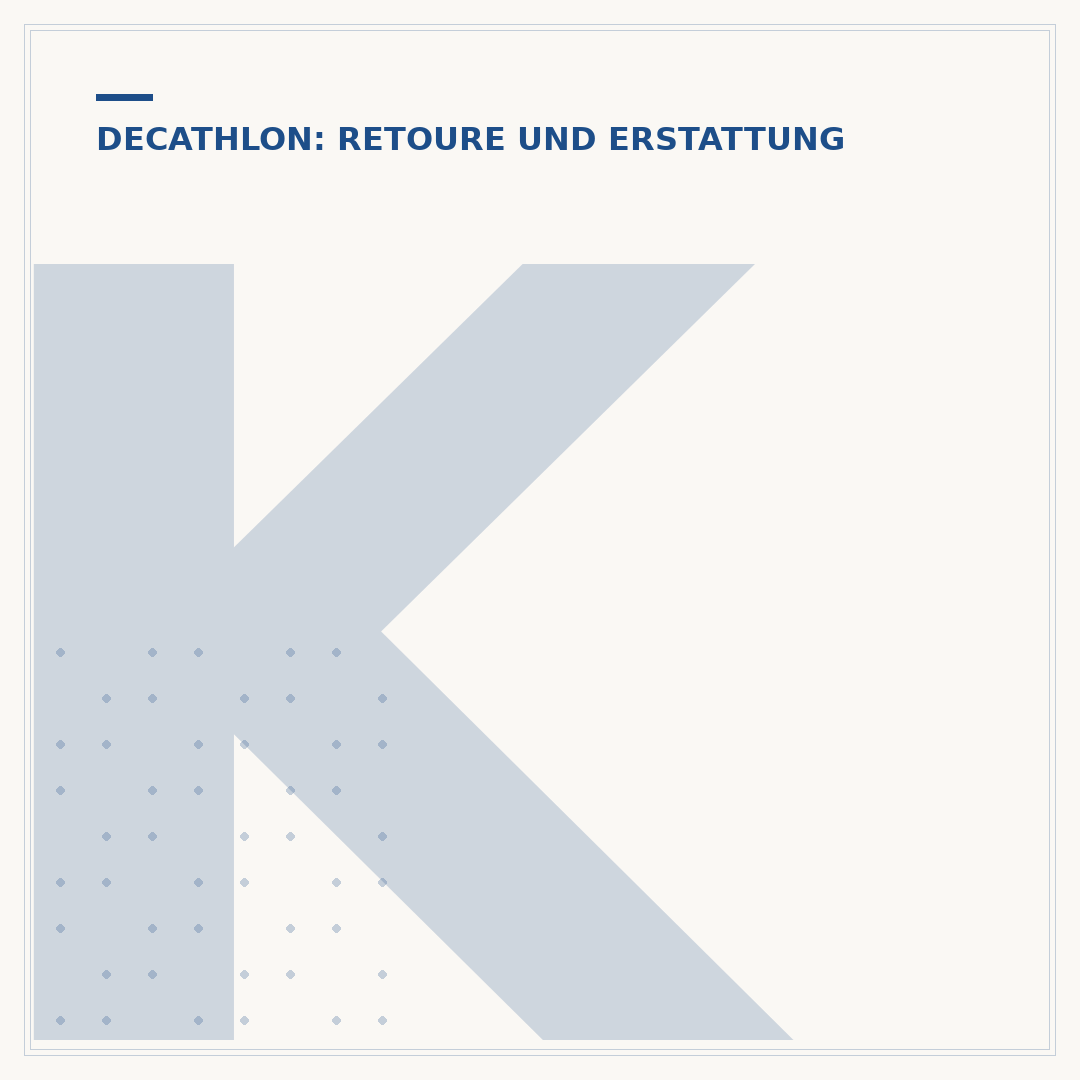 Kosten der Decathlon Retoure