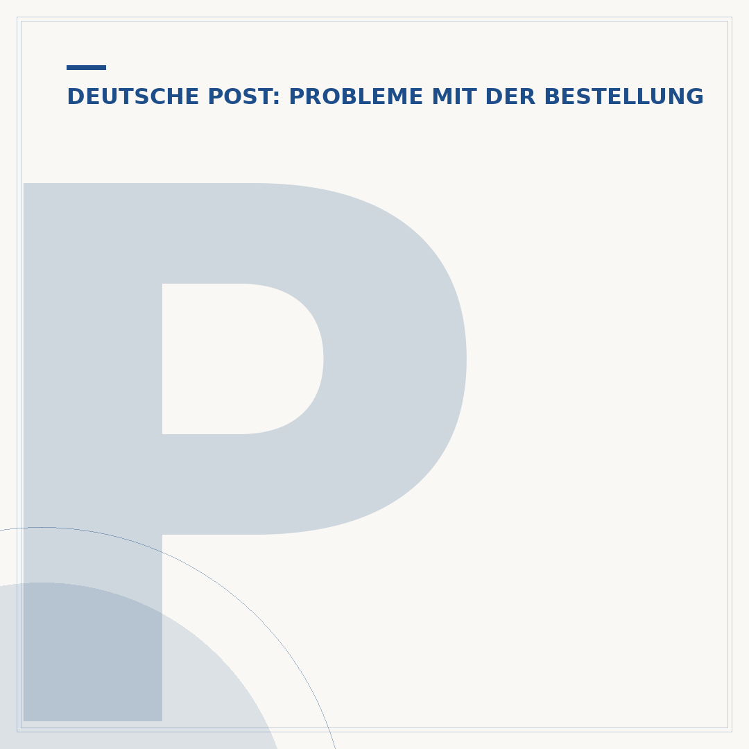 Probleme bei der Briefzustellung der Deutschen Post