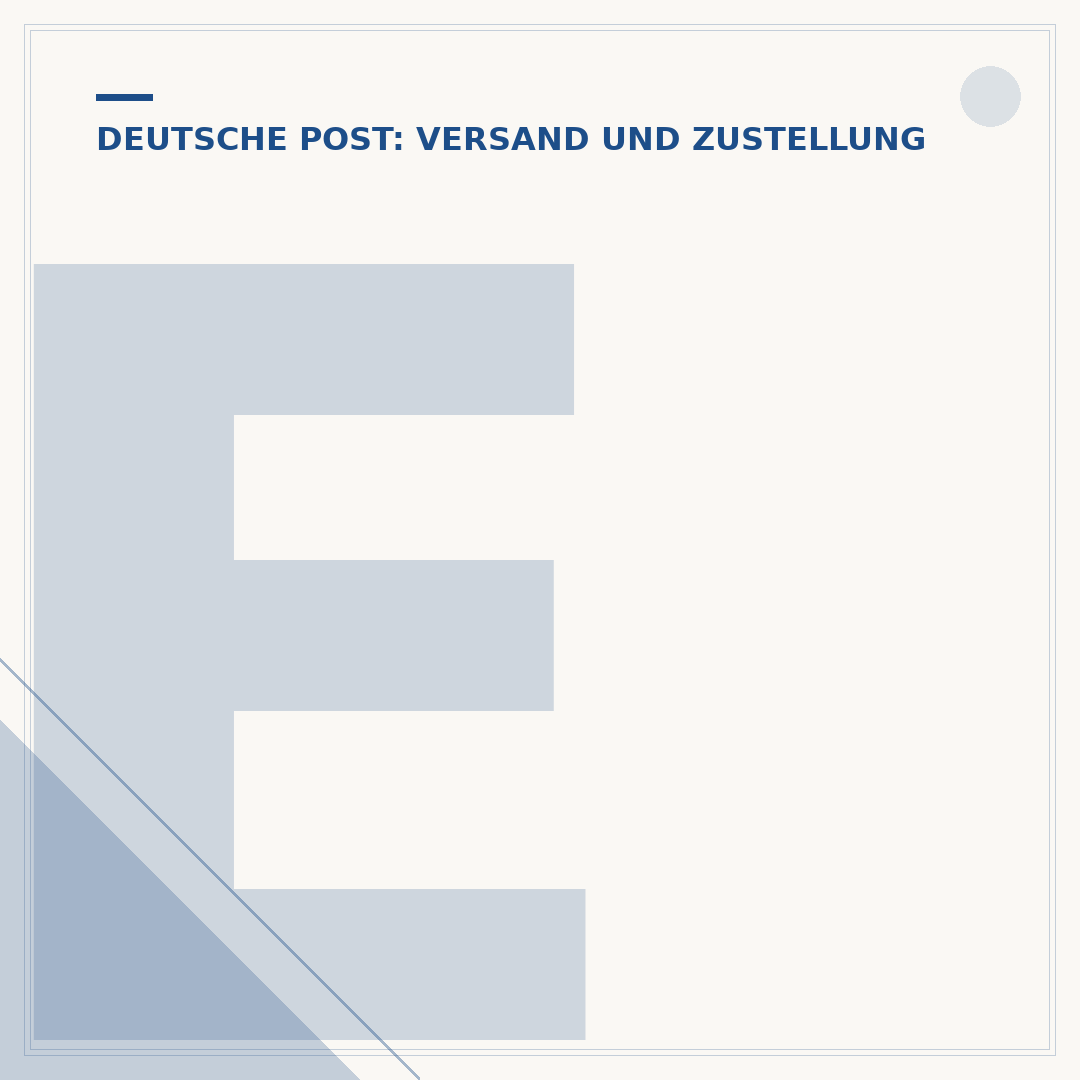 Einschreiben-Brief der Deutschen Post