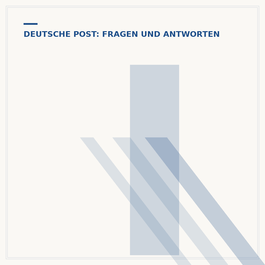 Ist die Deutsche Post staatlich?