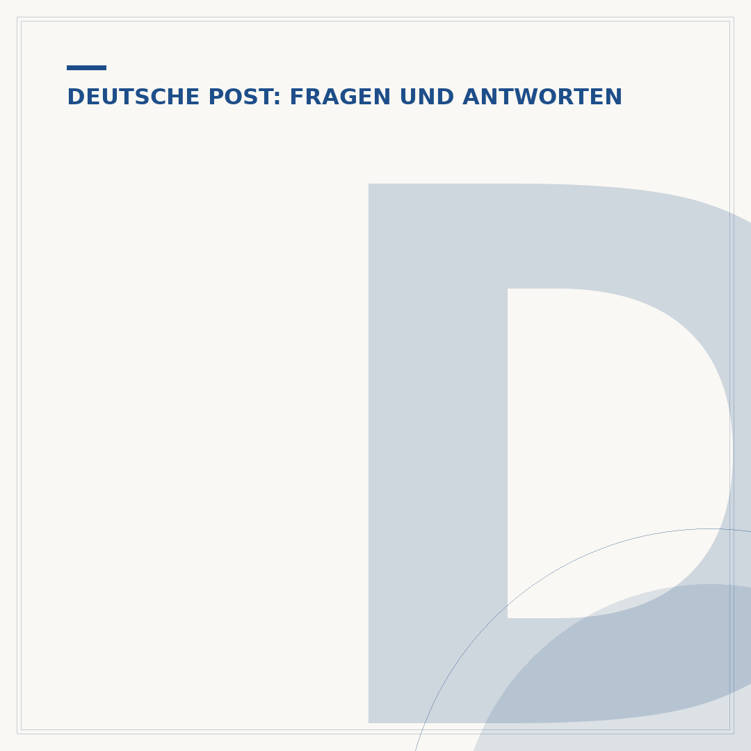 Deutsche Post Steuernummer: Was Sie wissen müssen