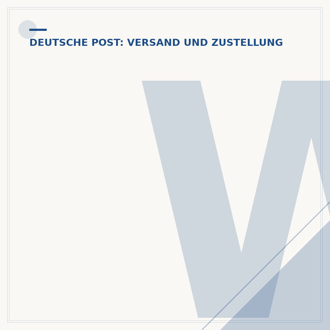 Wann kommt die Deutsche Post: Uhrzeit
