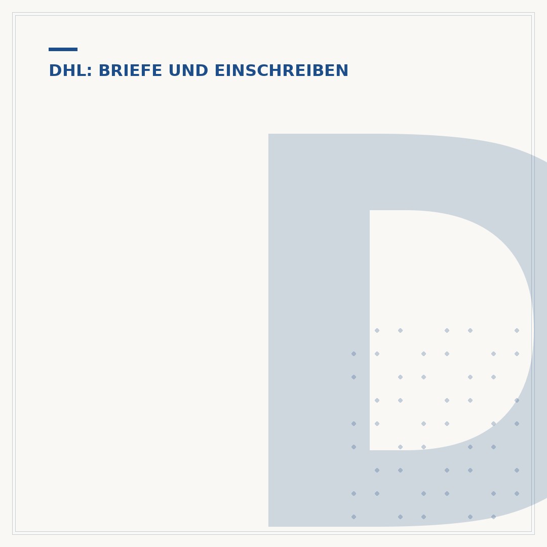 DHL Großbrief Versand