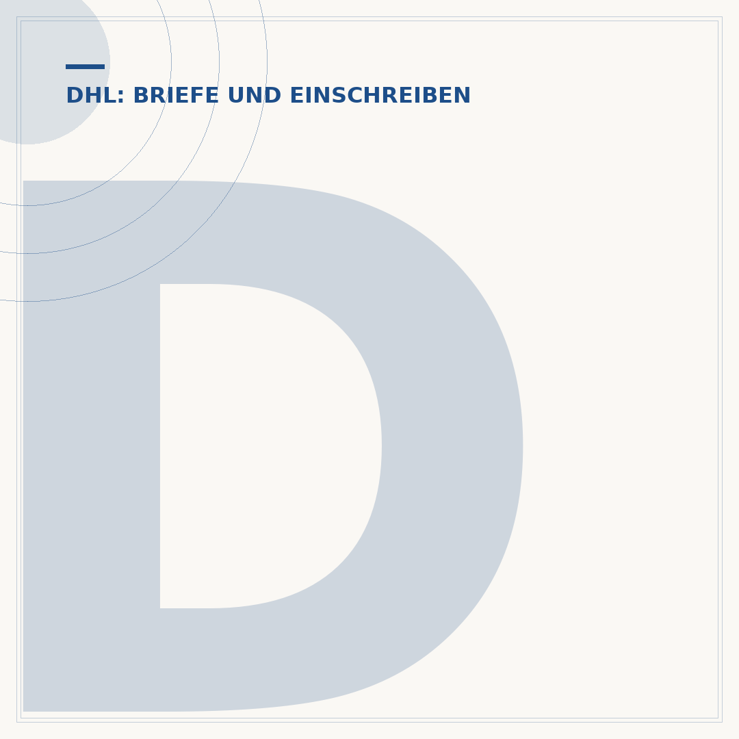 DHL Online-Frankierung für Großbrief