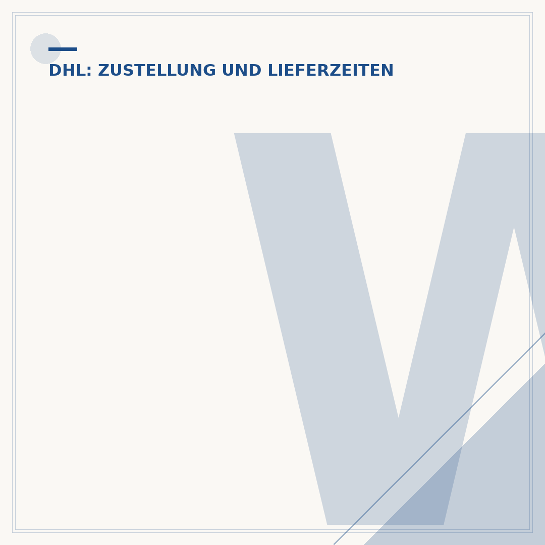 Wie lange fährt DHL Pakete aus? Zustellzeiten prüfen