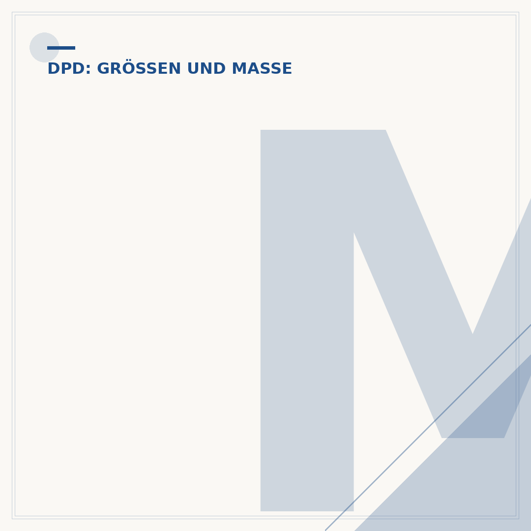 Maße DPD Paket S: Genaue Abmessungen für Ihren Versand