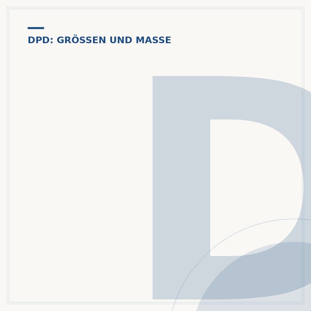 DPD Paketgröße berechnen: Maße und Gewicht ermitteln