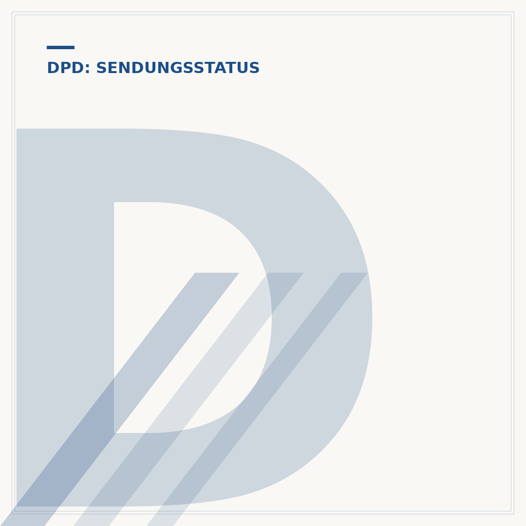 DPD Status: Paketverfolgung und Zustellinformationen