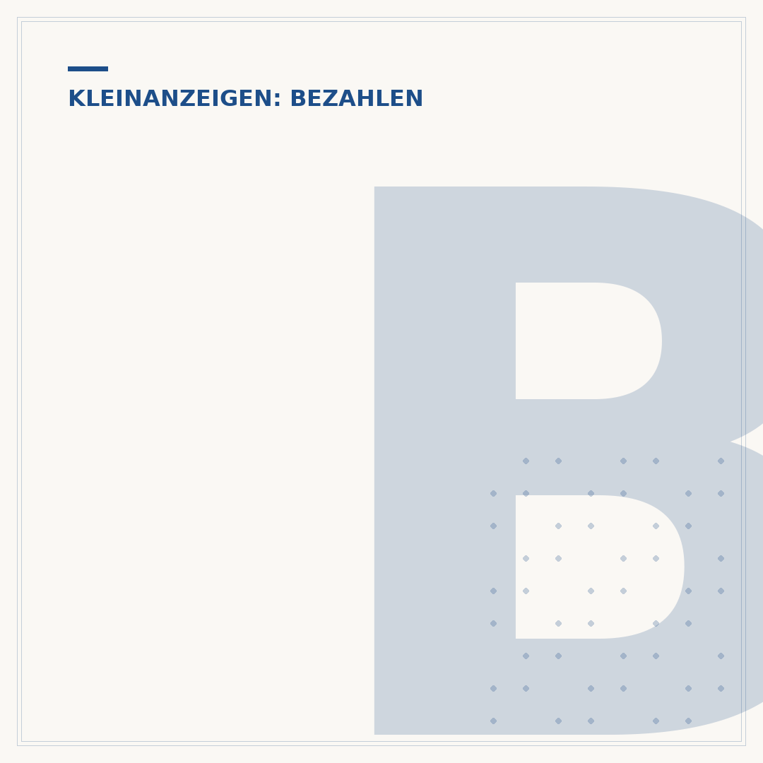 Bezahlung bei eBay Kleinanzeigen