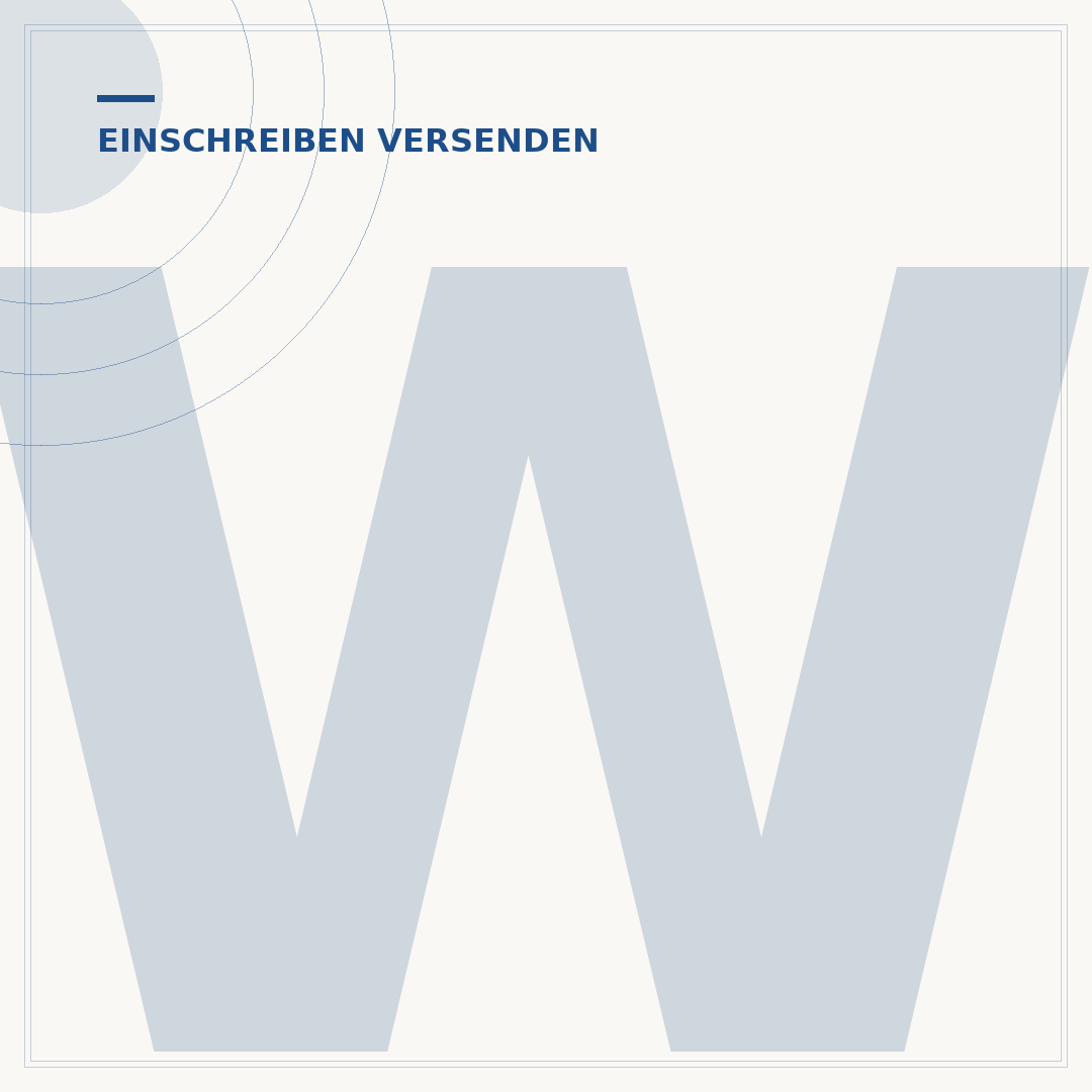 Wie schnell ist ein Einschreiben?