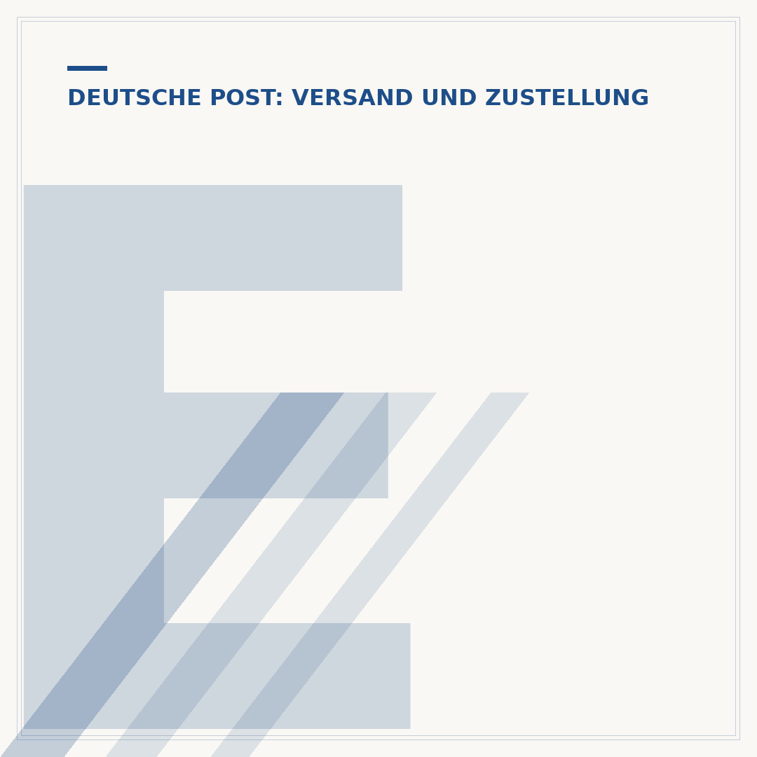Express Deutsche Post: Versandoptionen und Zustellung