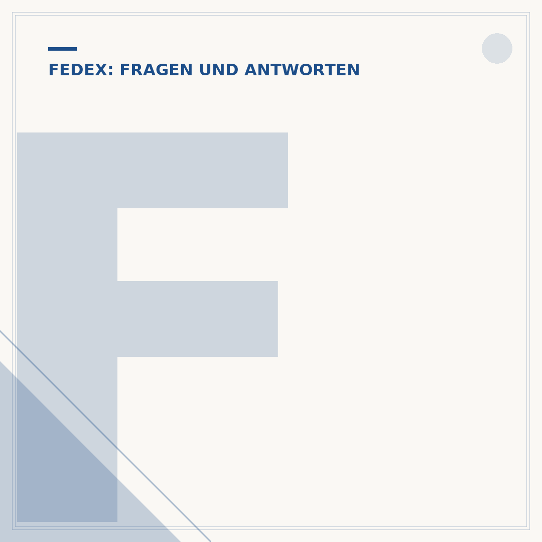 FedEx Ablageort: Pakete sicher hinterlegen oder abholen