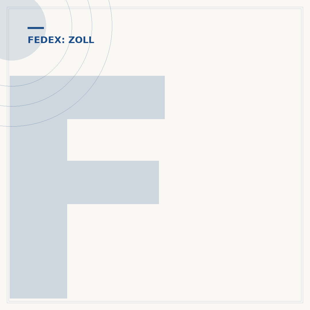 FedEx Zollabfertigung