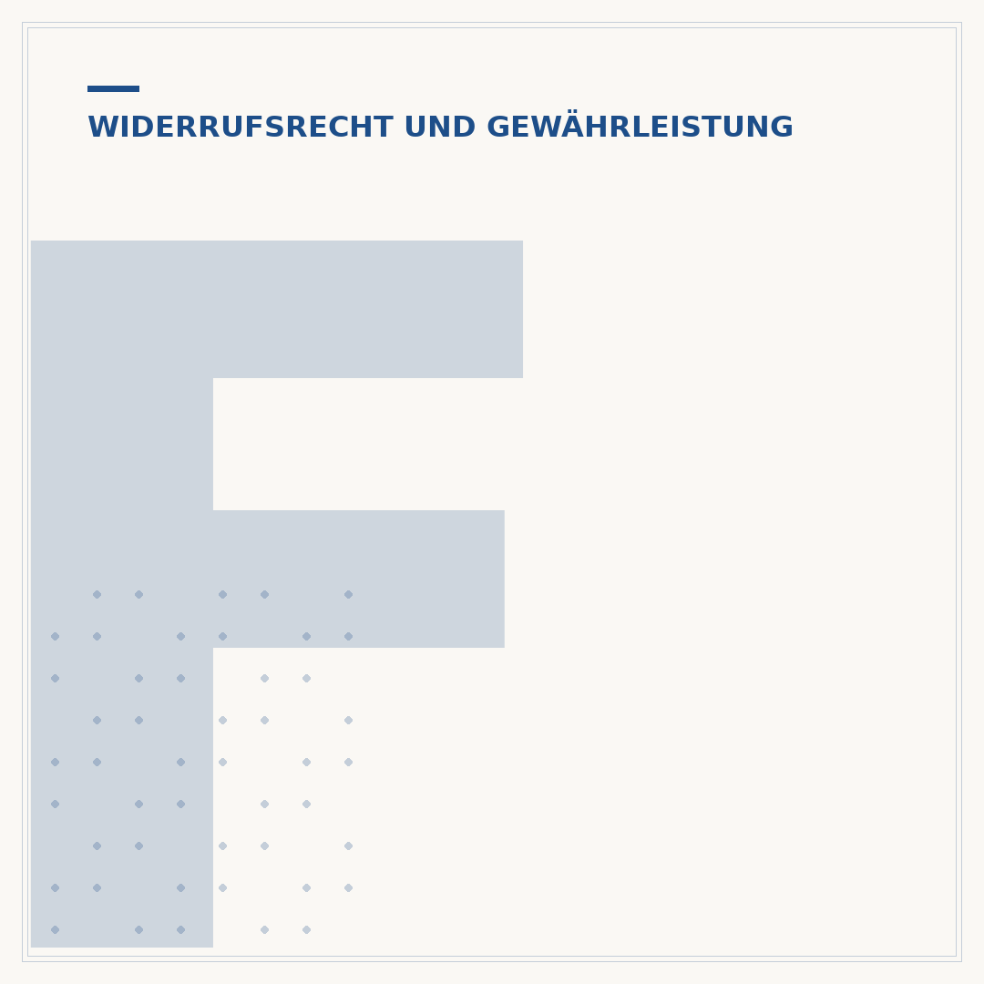Formulierung der Gewährleistung