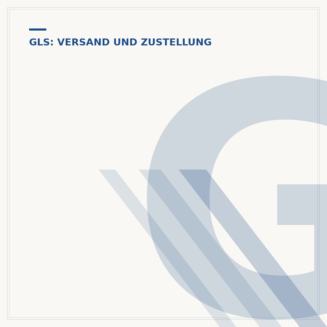 GLS Abholservice: Pakete abholen oder abholen lassen