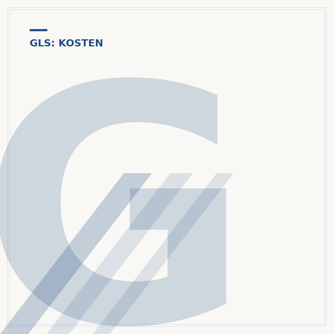 GLS Kontoführungsgebühren: Kosten prüfen & vermeiden