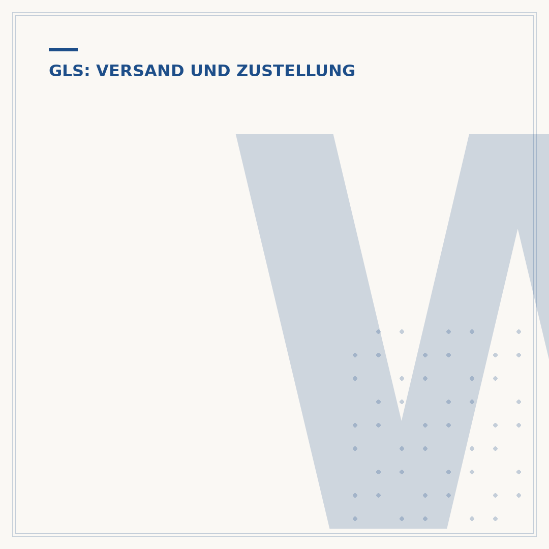 Wie lange liefert GLS aus?