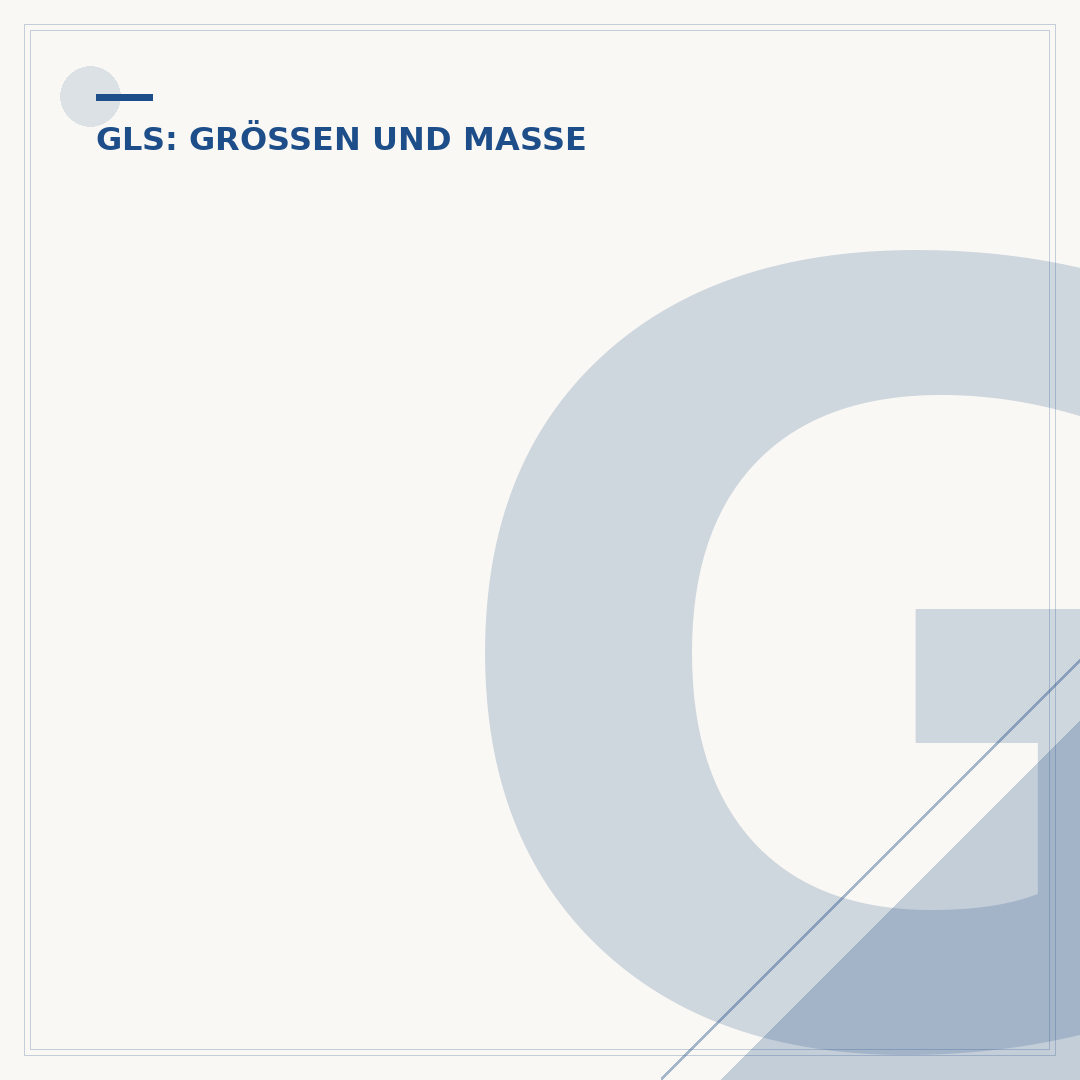 GLS Paketgröße: Maße, Gewicht und Beschränkungen