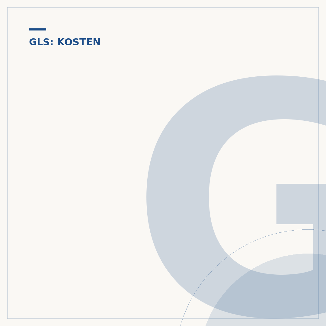 GLS Preise für Päckchen: Kosten & Versandkosten berechnen