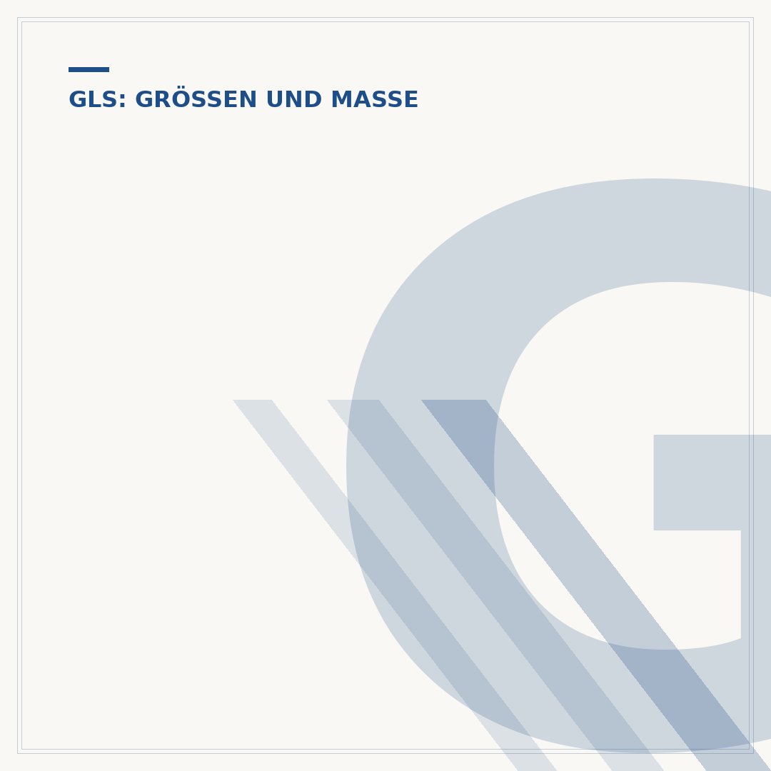 GLS Sperrgut versenden: Maße, Kosten & Regeln