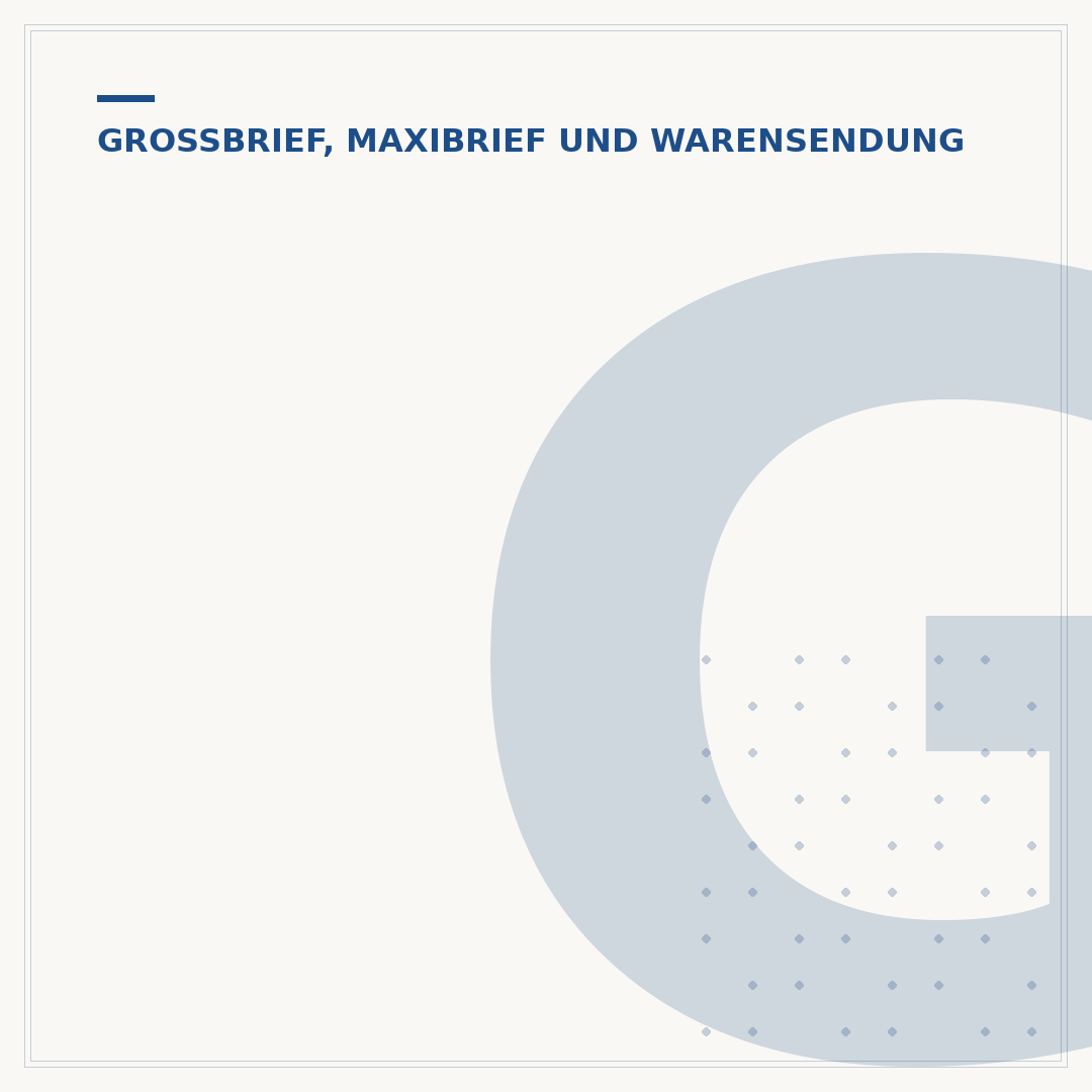 Großbrief Zustellzeit: Wie lange braucht Ihr Brief?