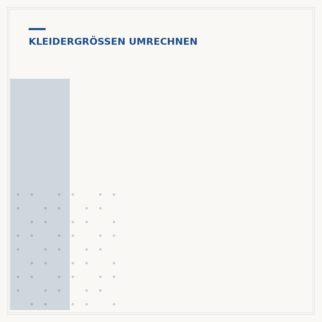 Internationale Größentabelle Damen: Passform finden