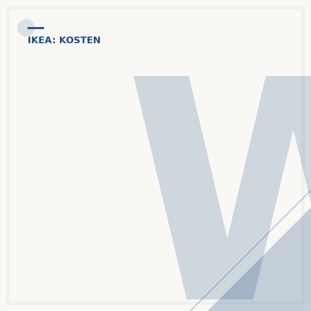 Wie viel kosten Lieferung und Montage bei IKEA?