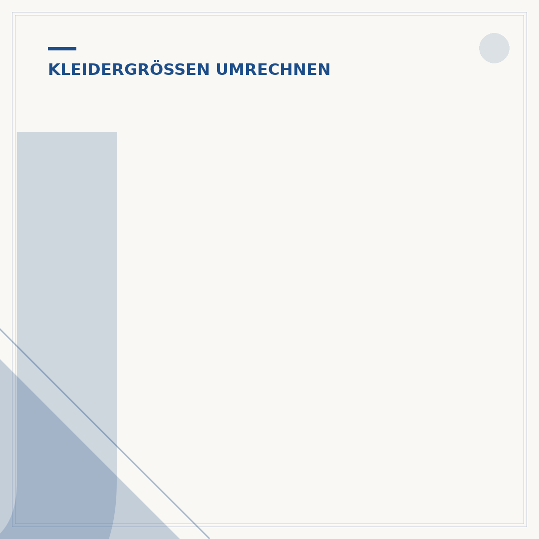 Jacken Größentabelle: Passform sichern mit Konfektionsgrößen