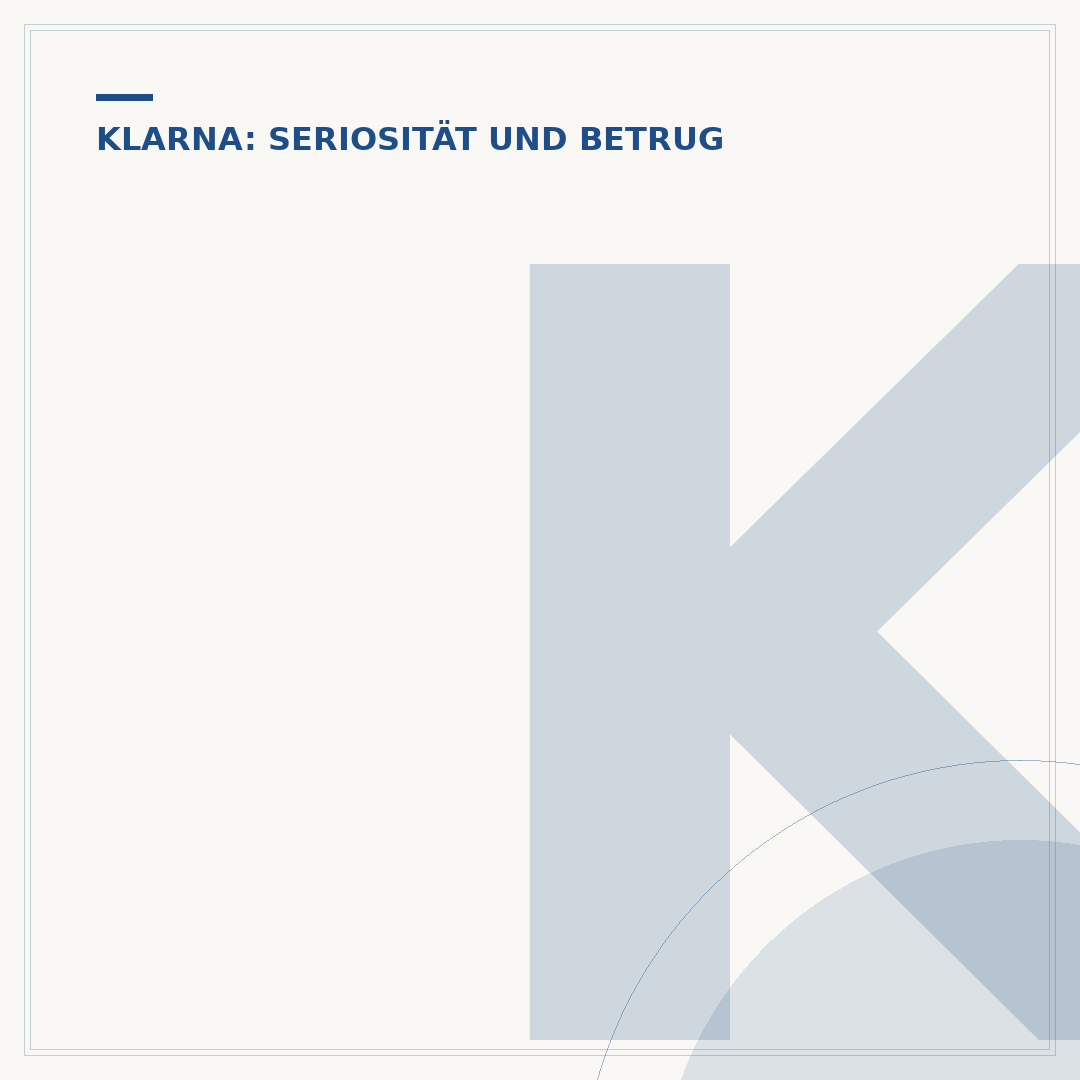 Klarna Betrugsabteilung