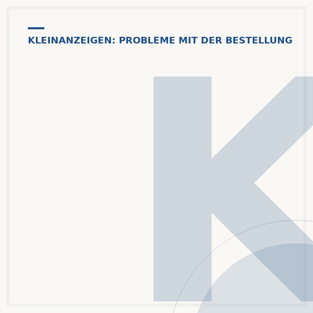 Kleinanzeigen Anzeige geht nicht online: Ursachen & Lösungen