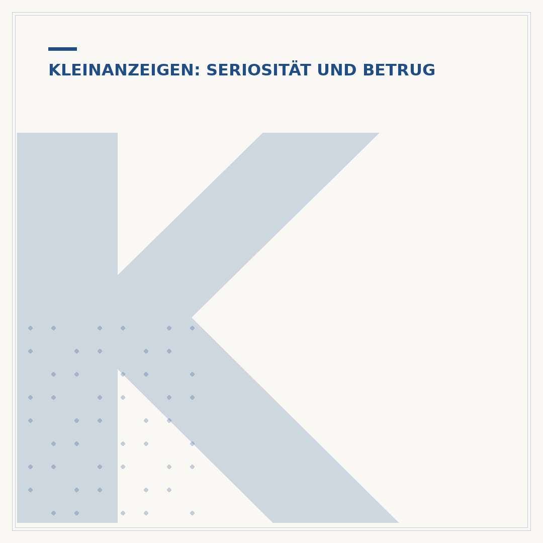 Kleinanzeigen: Betrug mit Bankdaten