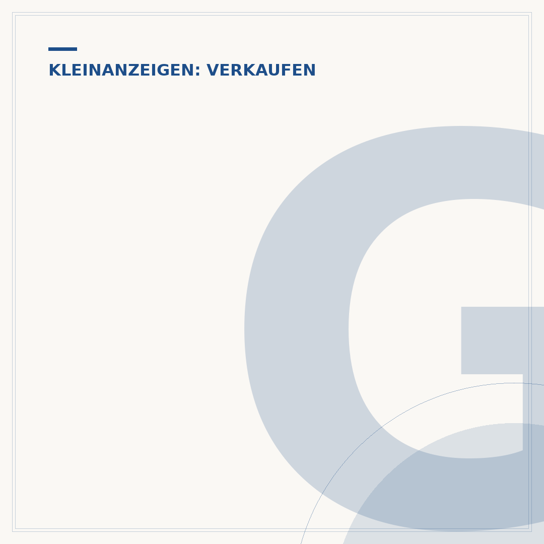 Gelöschte Anzeige auf Kleinanzeigen wiederherstellen