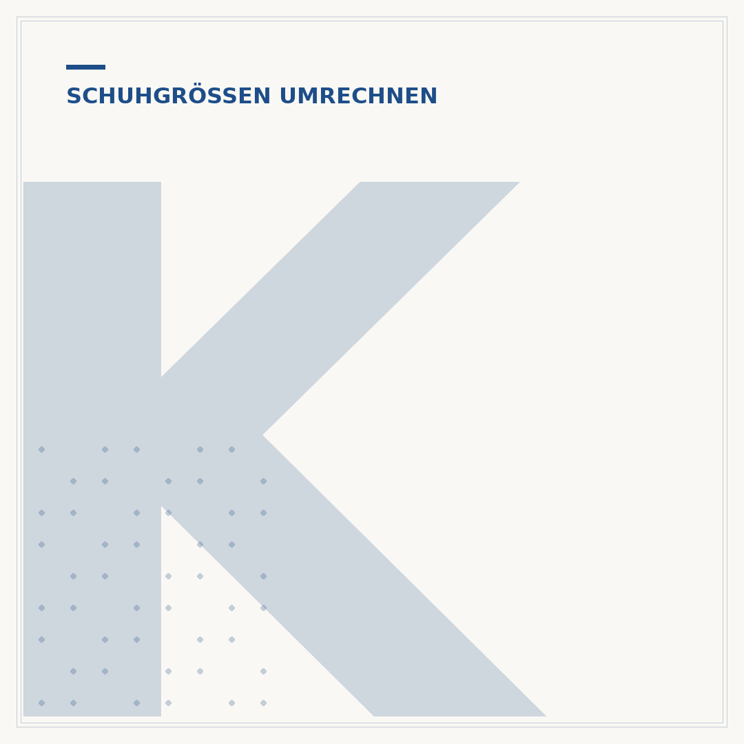 Kleinste Schuhgröße