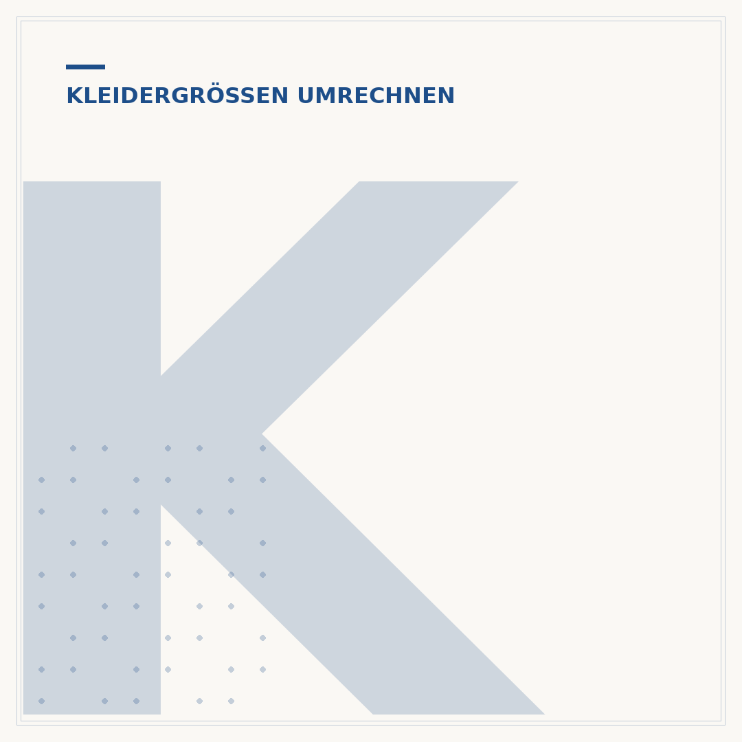 Konfektionsgröße für Frauen
