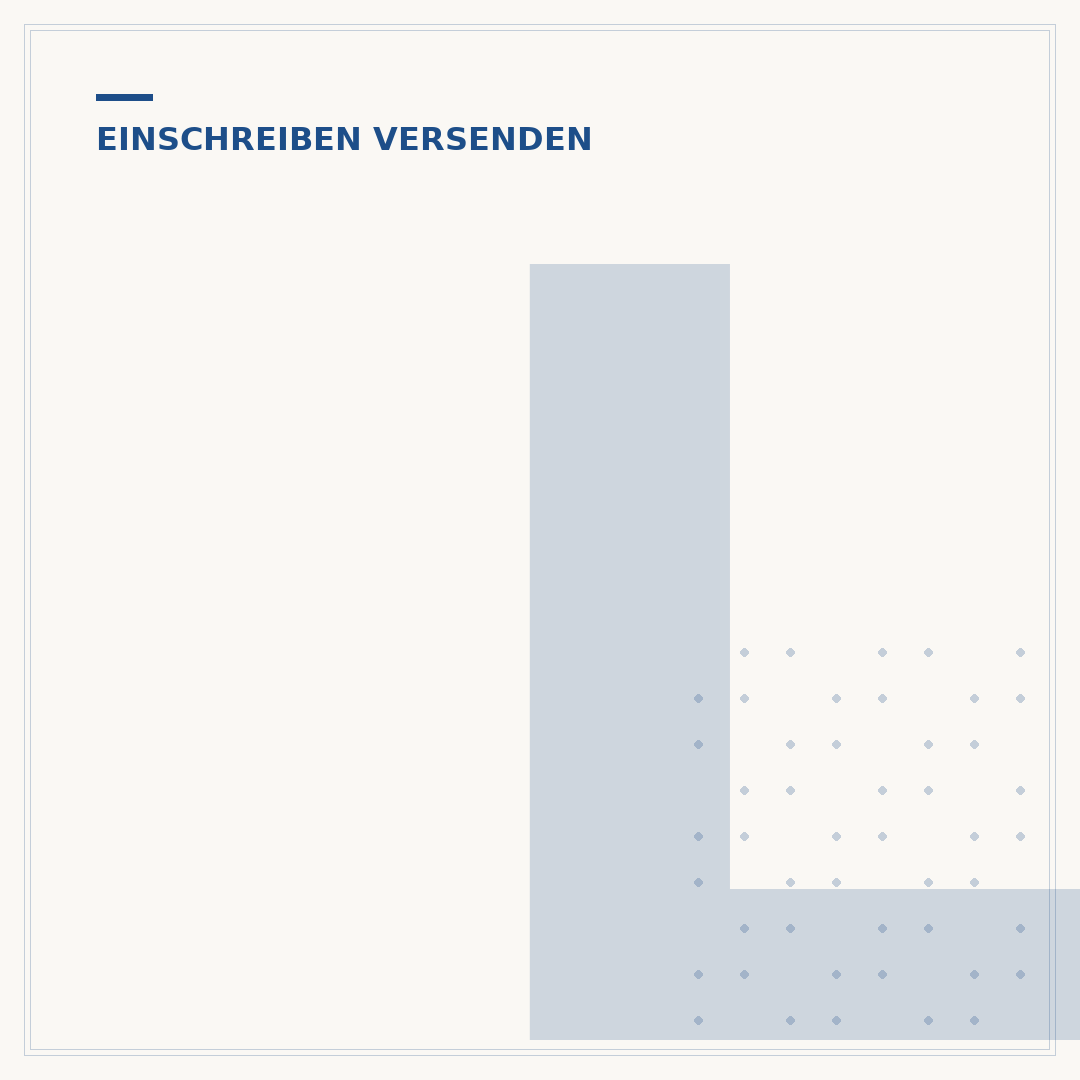 Laufzeit eines Einschreibens