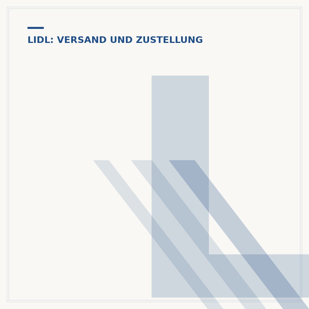 Lidl Lieferung: Kosten, Dauer und Optionen prüfen