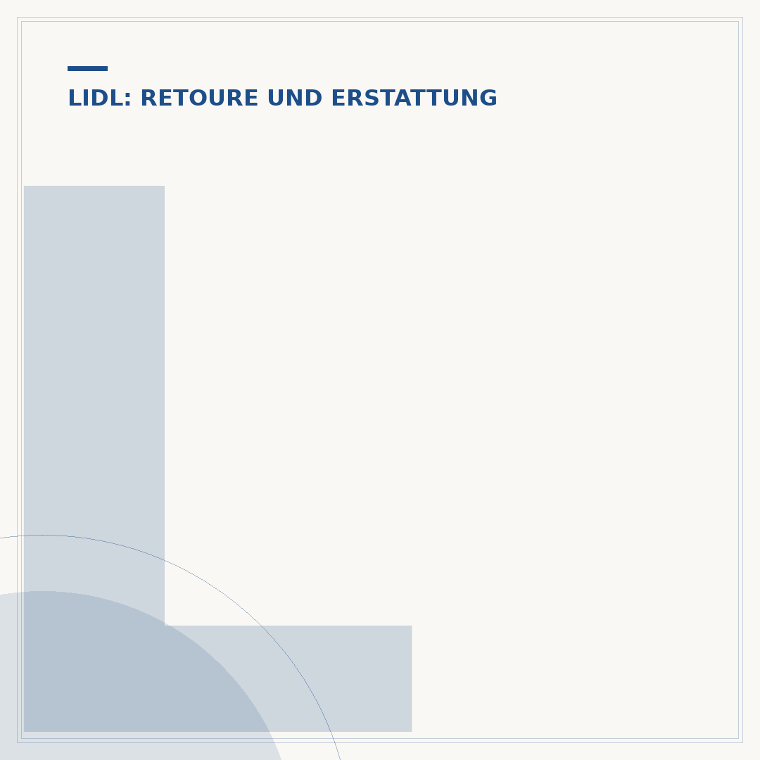 Lidl Retourenschein: So funktioniert die Rücksendung