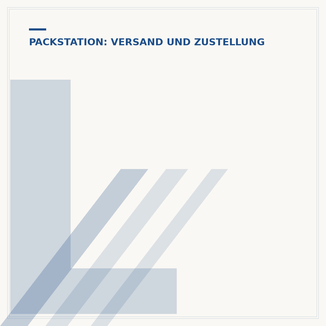 Lieferung an Packstation