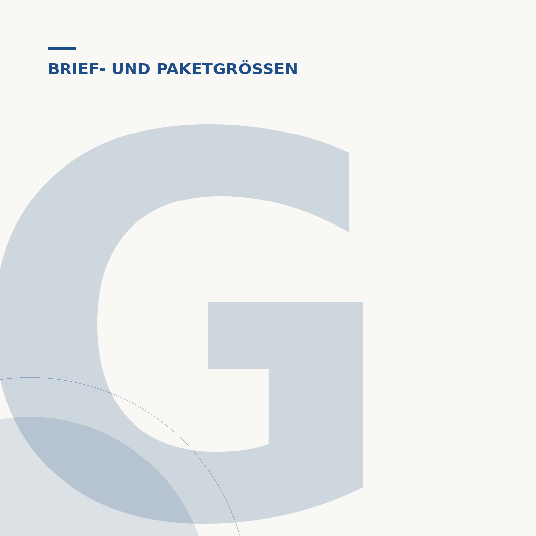 Größe des Maxibriefs der Post